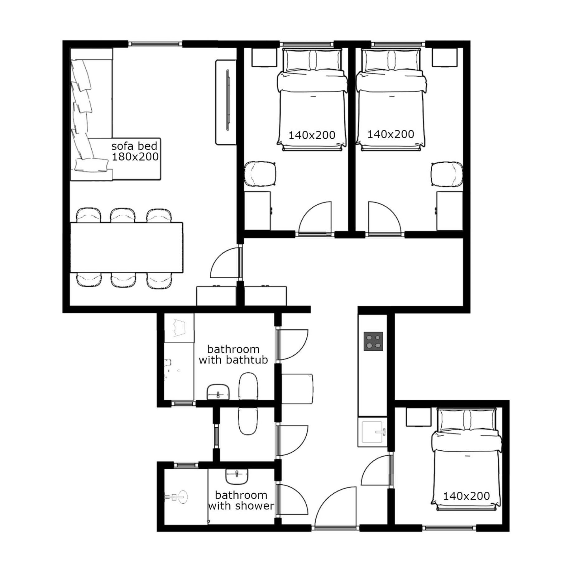 Joseph Boulevard Apartment - 3Bdr, 2Bath, 8Ppl 布达佩斯 外观 照片